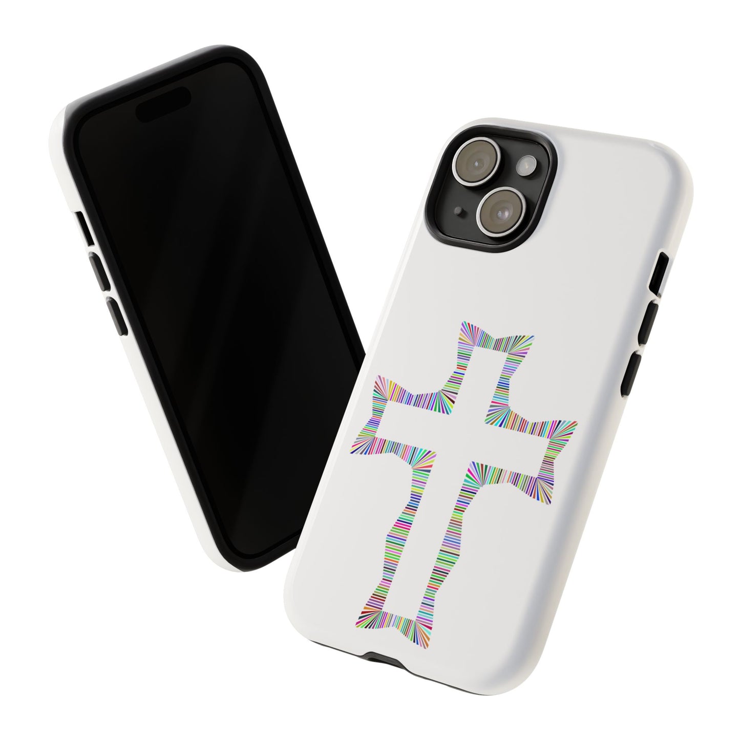 Colorful Cross Phone Case - Tough Case