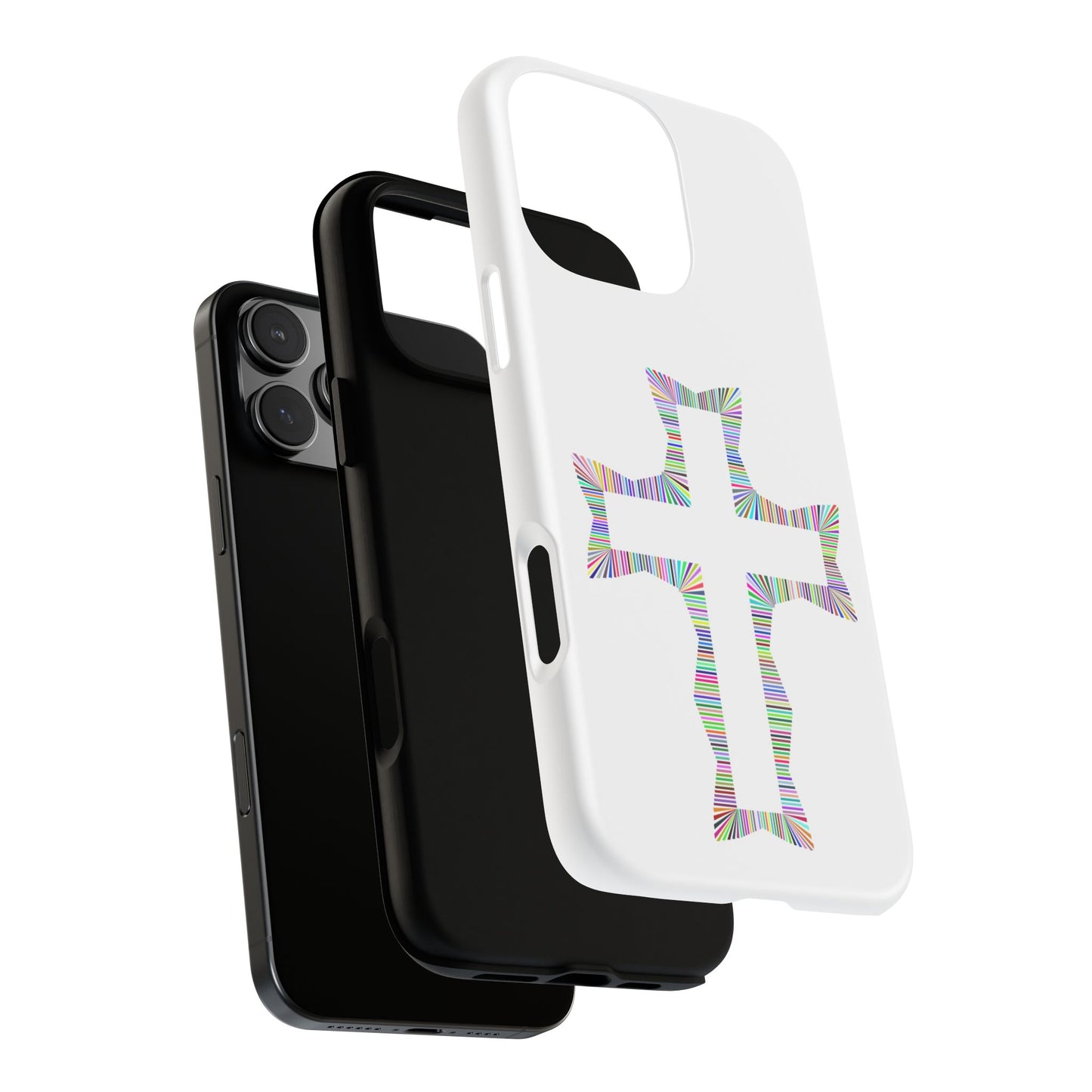 Colorful Cross Phone Case - Tough Case