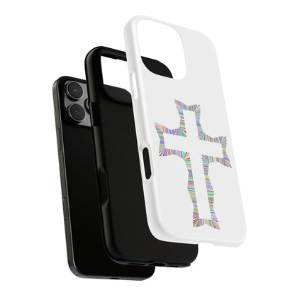 Colorful Cross Phone Case - Tough Case