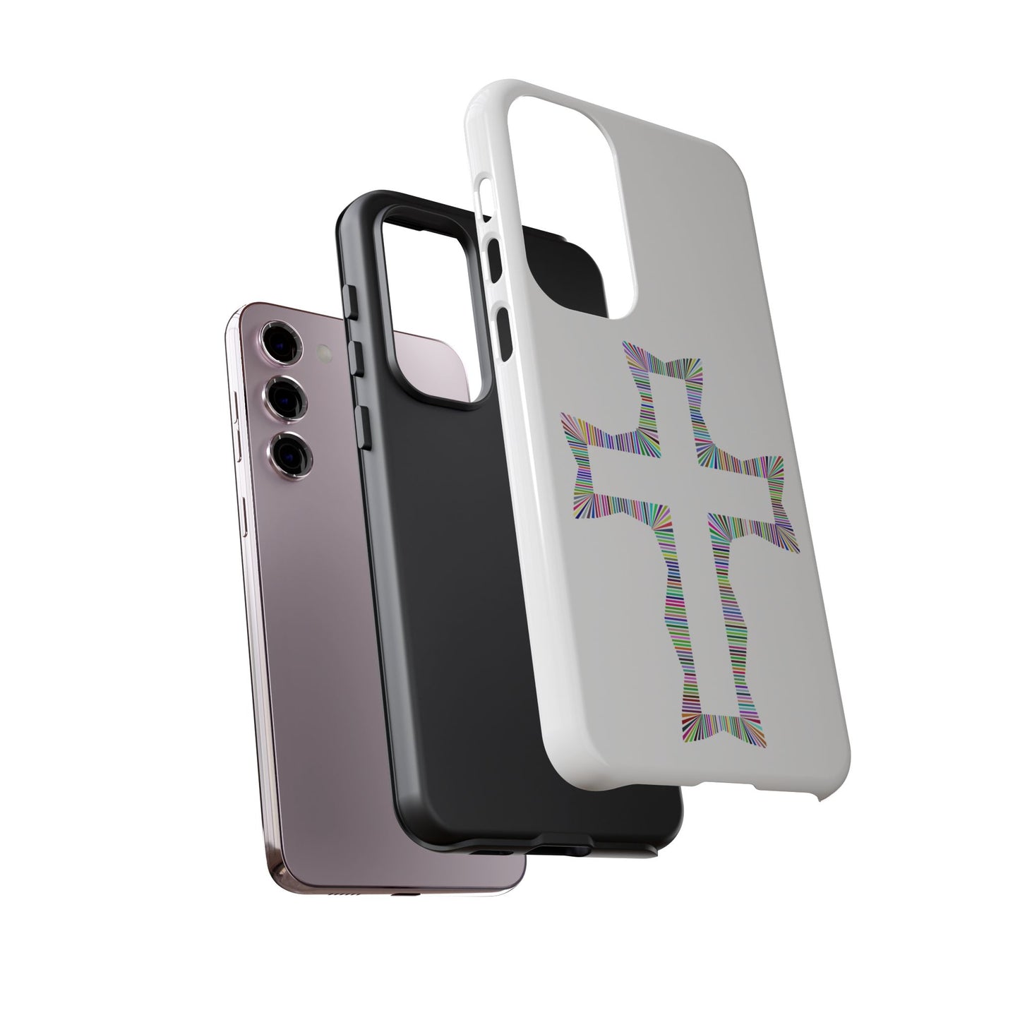 Colorful Cross Phone Case - Tough Case