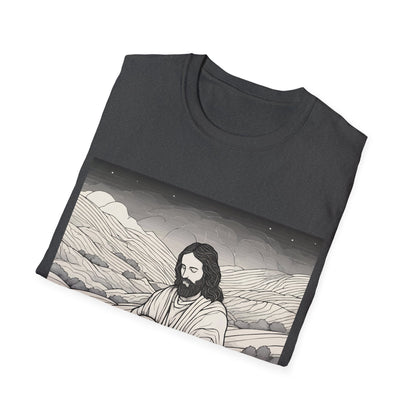 Jesus and The Lost Sheep - Unisex T-Shirt