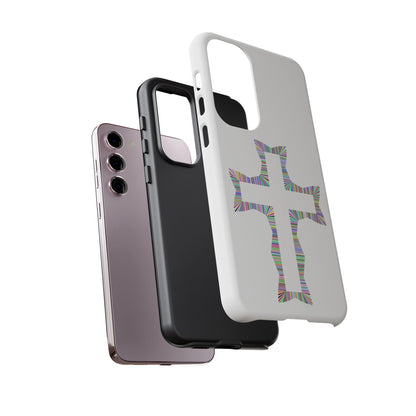 Colorful Cross Phone Case - Tough Case