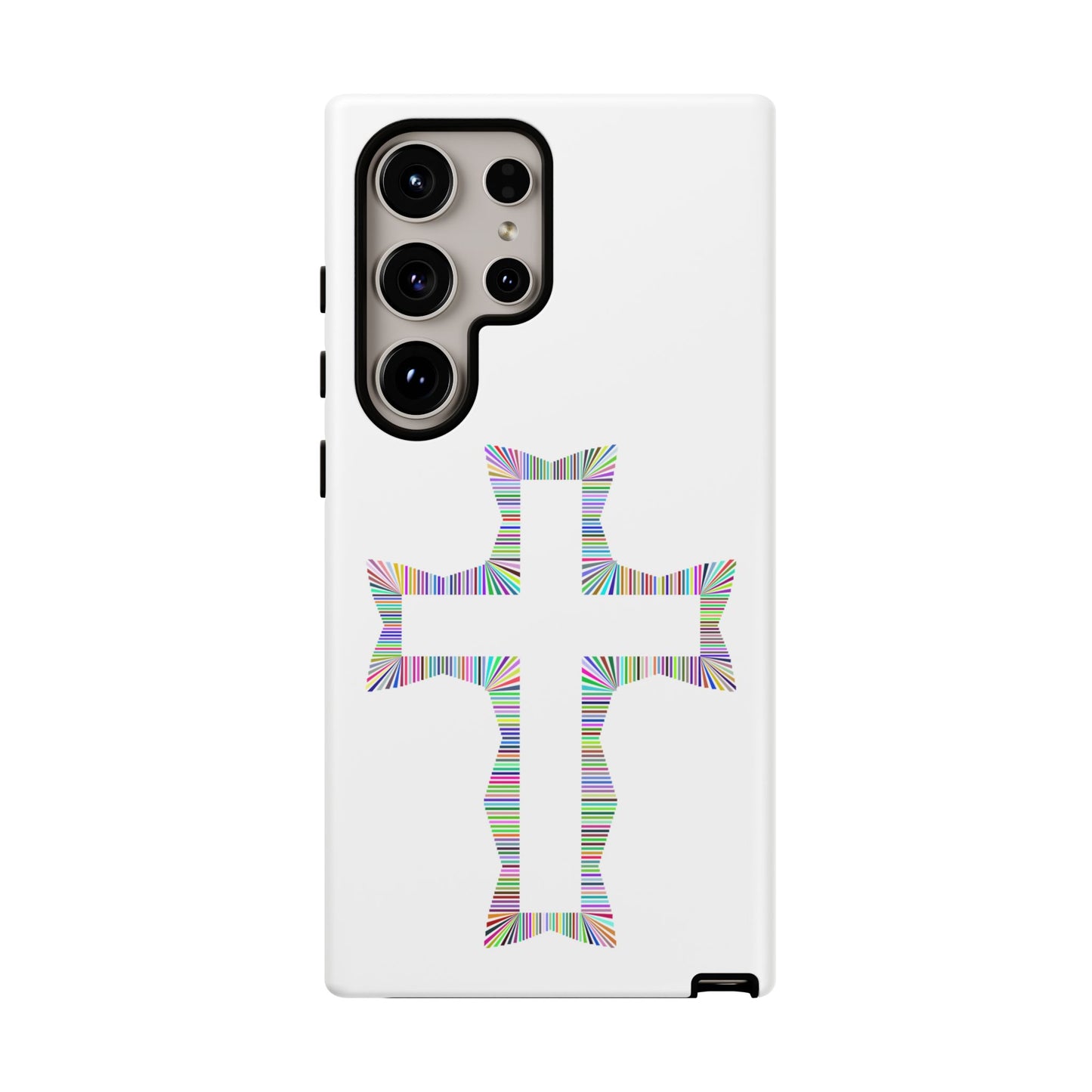 Colorful Cross Phone Case - Tough Case