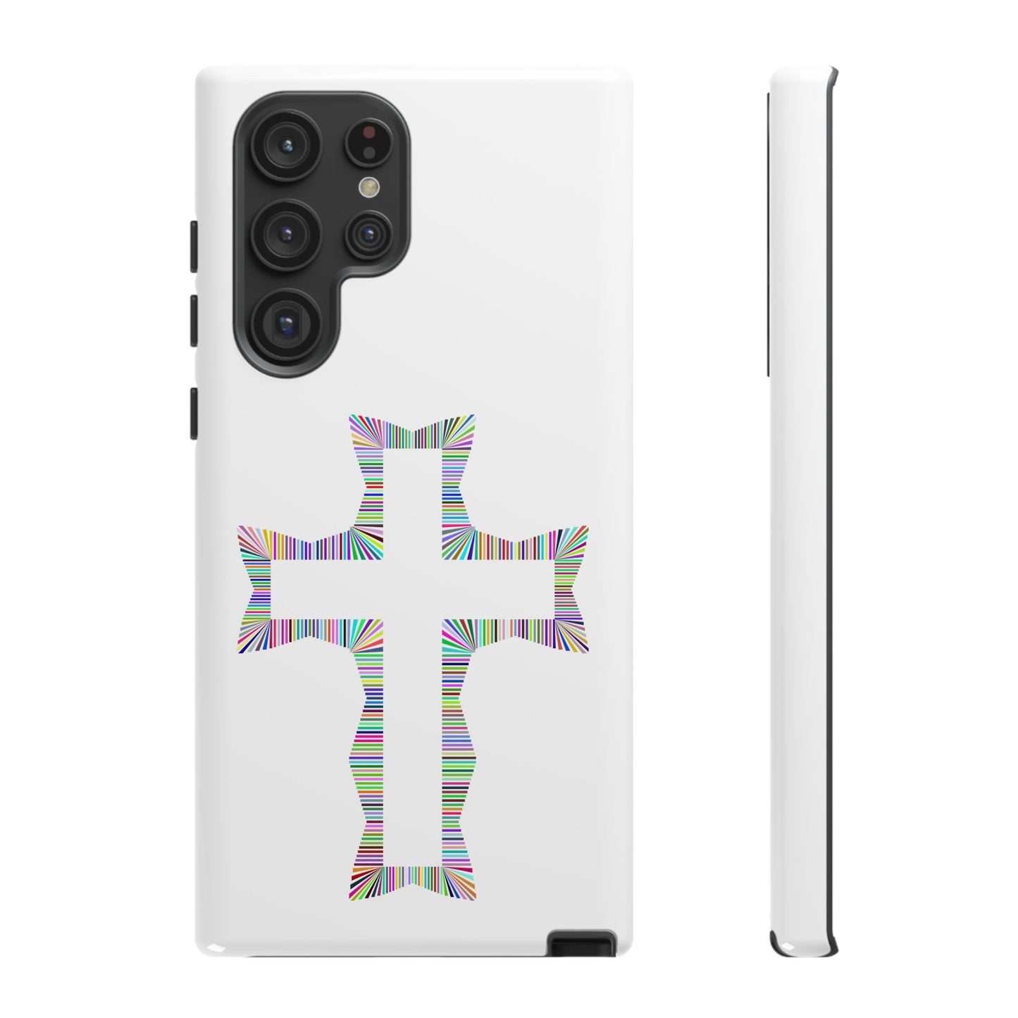 Colorful Cross Phone Case - Tough Case