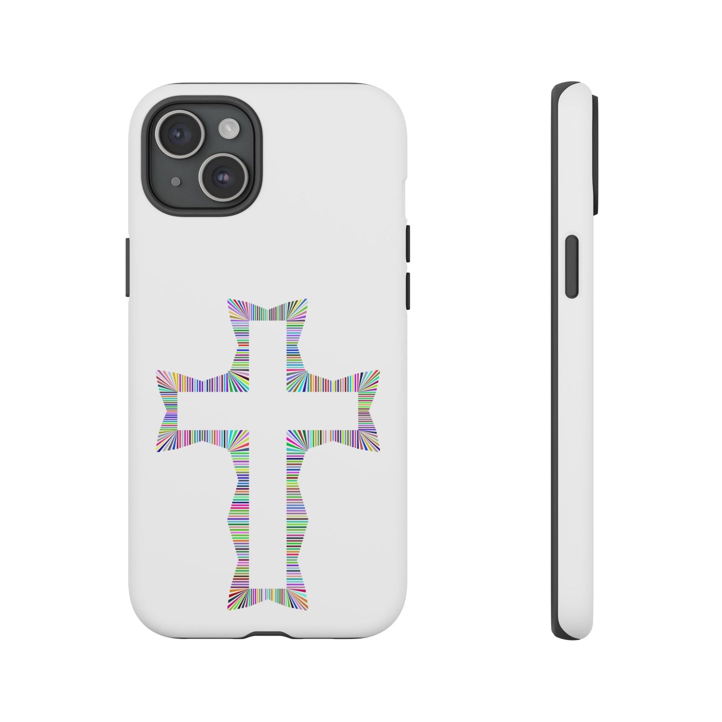 Colorful Cross Phone Case - Tough Case