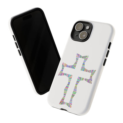 Colorful Cross Phone Case - Tough Case