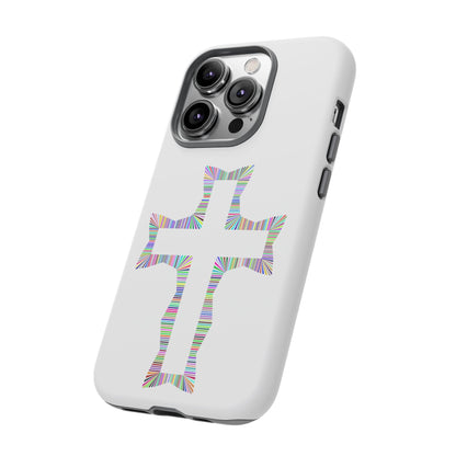 Colorful Cross Phone Case - Tough Case