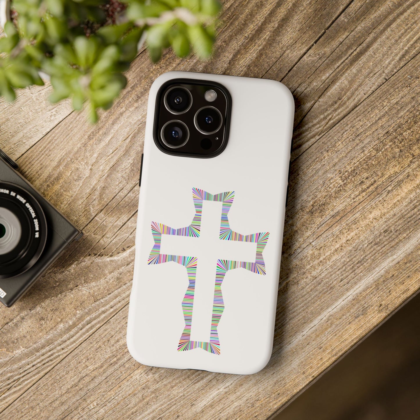 Colorful Cross Phone Case - Tough Case