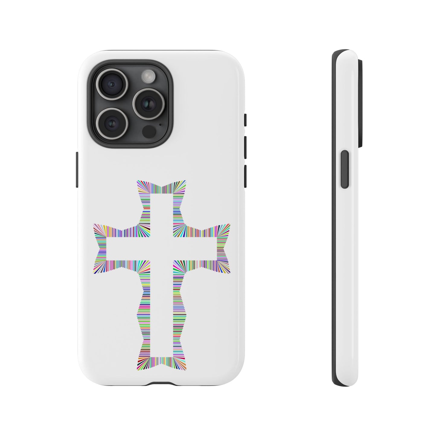 Colorful Cross Phone Case - Tough Case