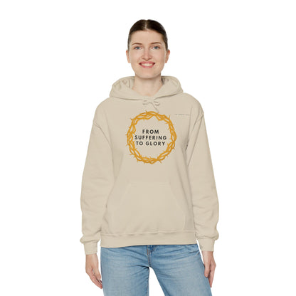 From Suffering to Glory - Unisex Hooded Sweatshirt