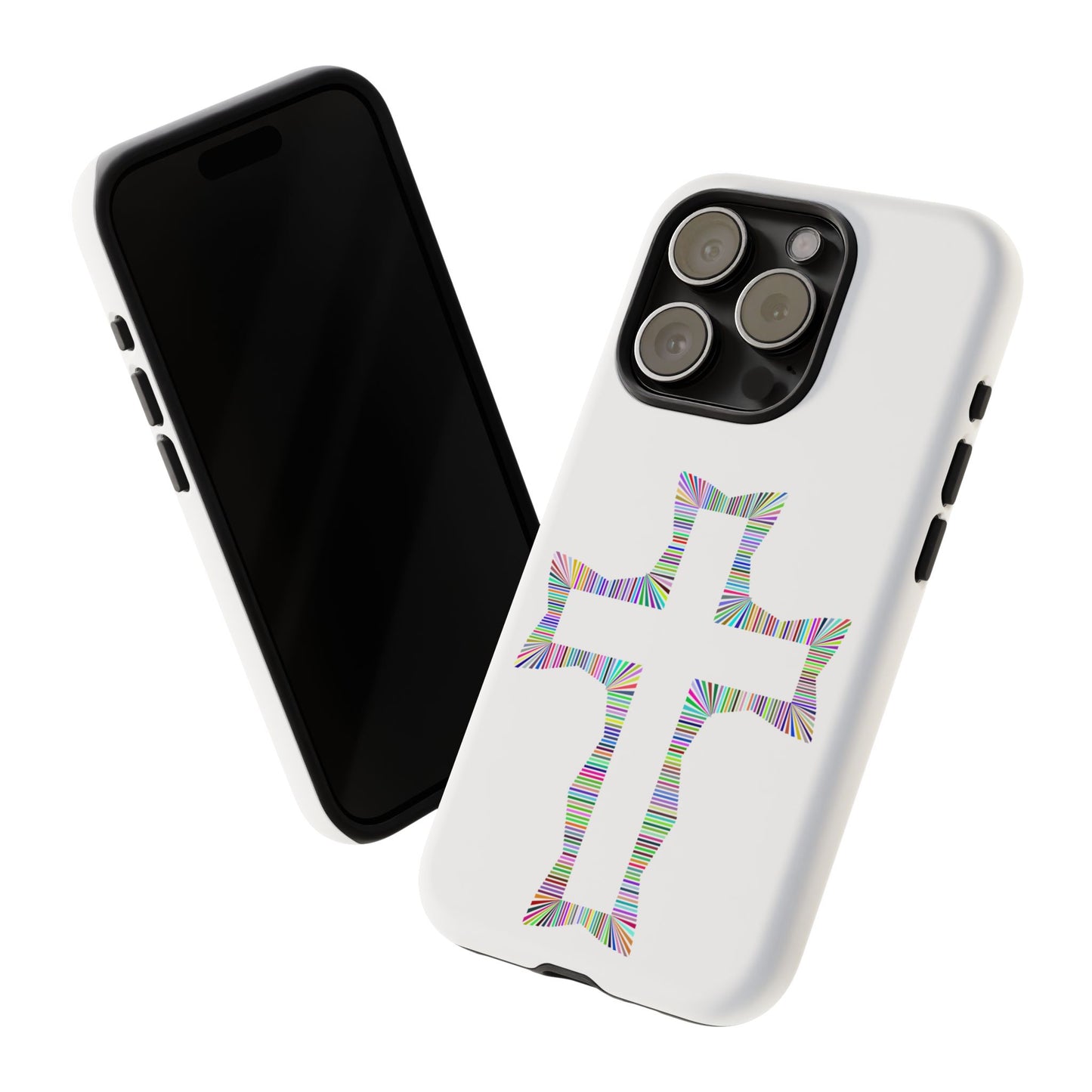 Colorful Cross Phone Case - Tough Case
