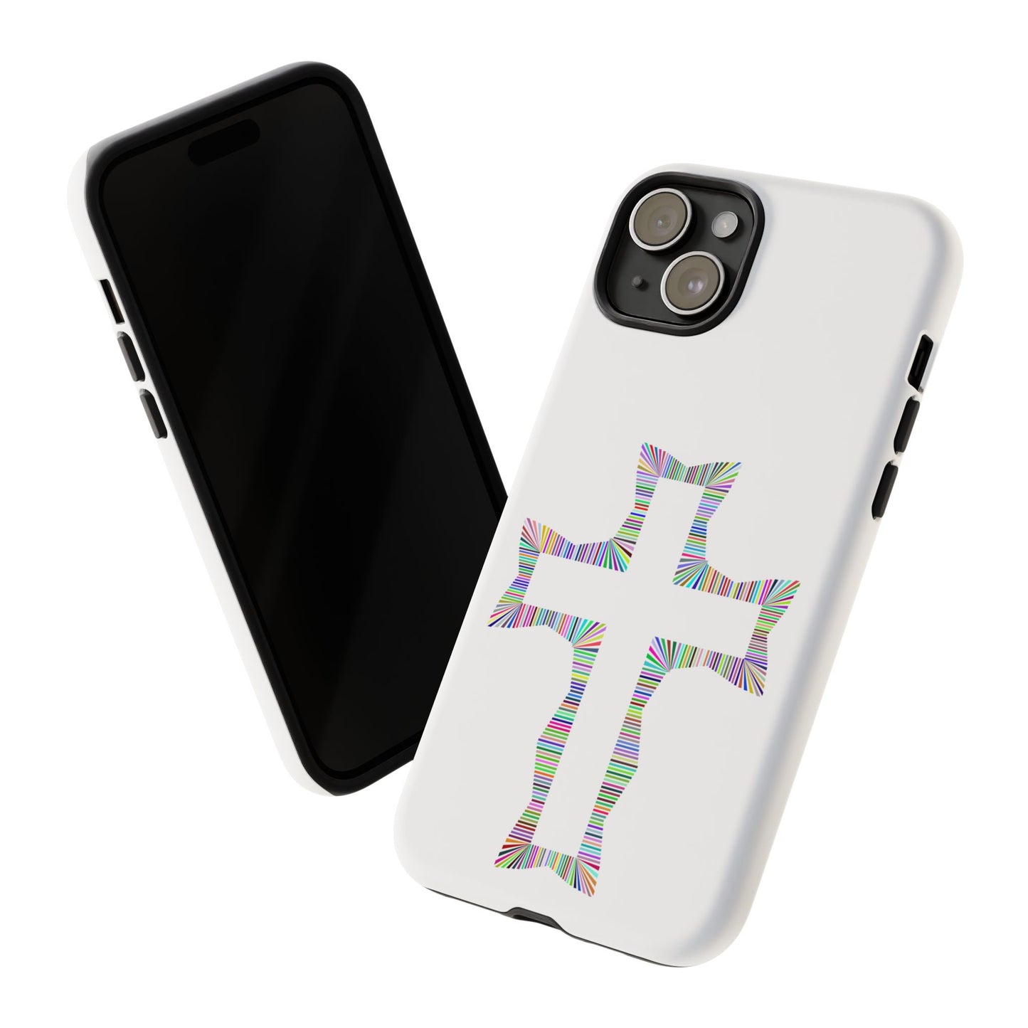 Colorful Cross Phone Case - Tough Case