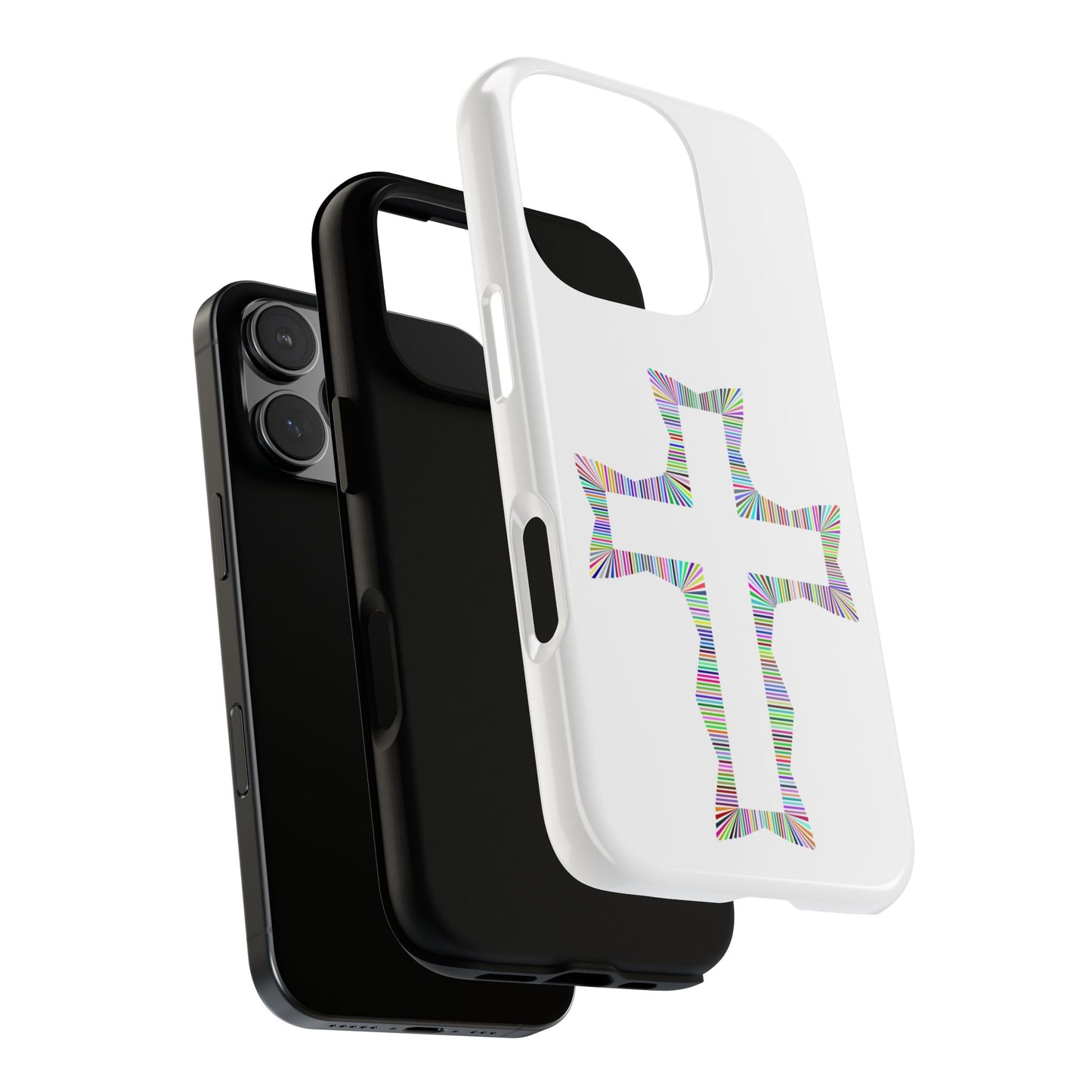 Colorful Cross Phone Case - Tough Case