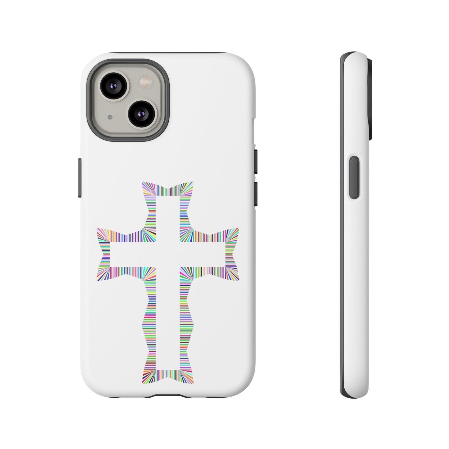Colorful Cross Phone Case - Tough Case