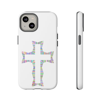 Colorful Cross Phone Case - Tough Case