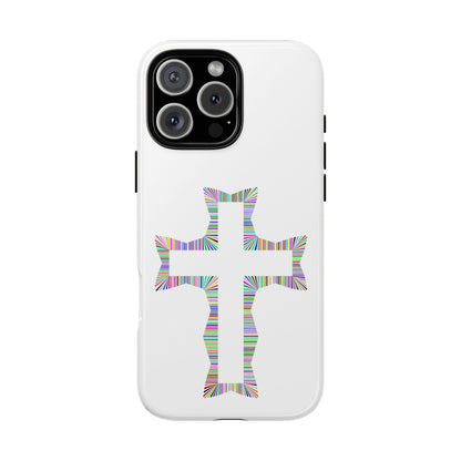 Colorful Cross Phone Case - Tough Case