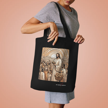 5 Loaves & 2 Fishes - Cotton Tote Bag