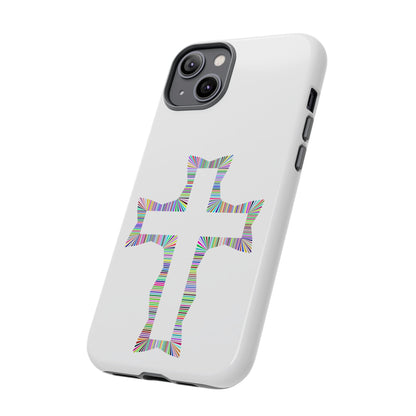 Colorful Cross Phone Case - Tough Case
