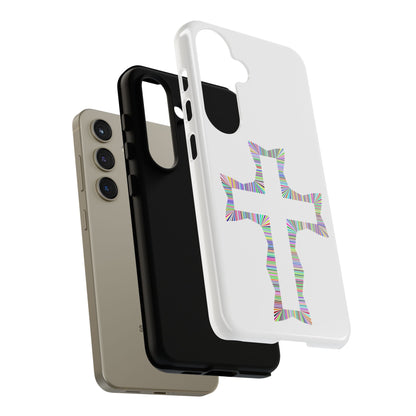 Colorful Cross Phone Case - Tough Case