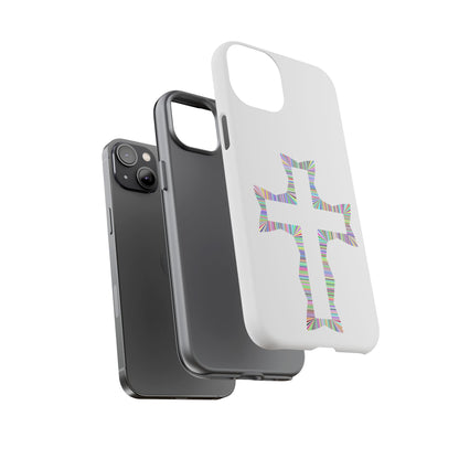 Colorful Cross Phone Case - Tough Case