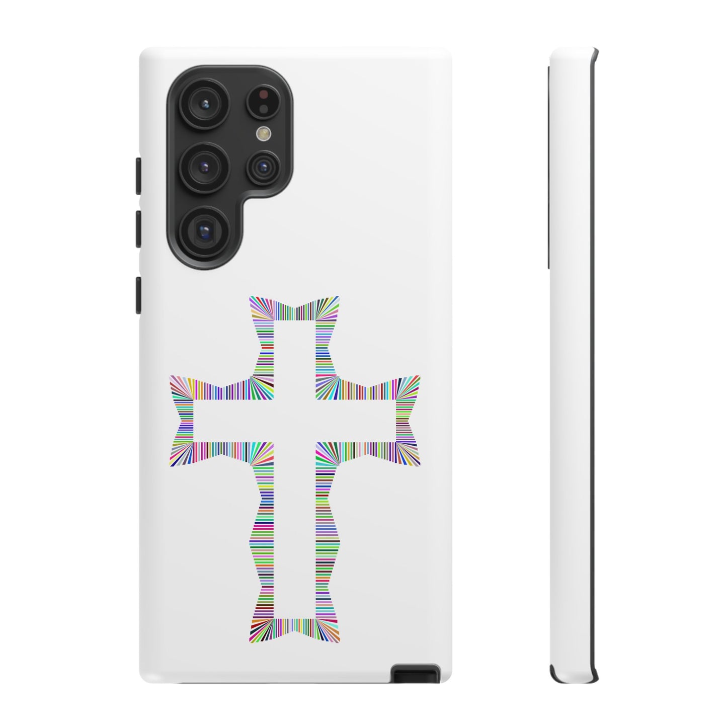 Colorful Cross Phone Case - Tough Case