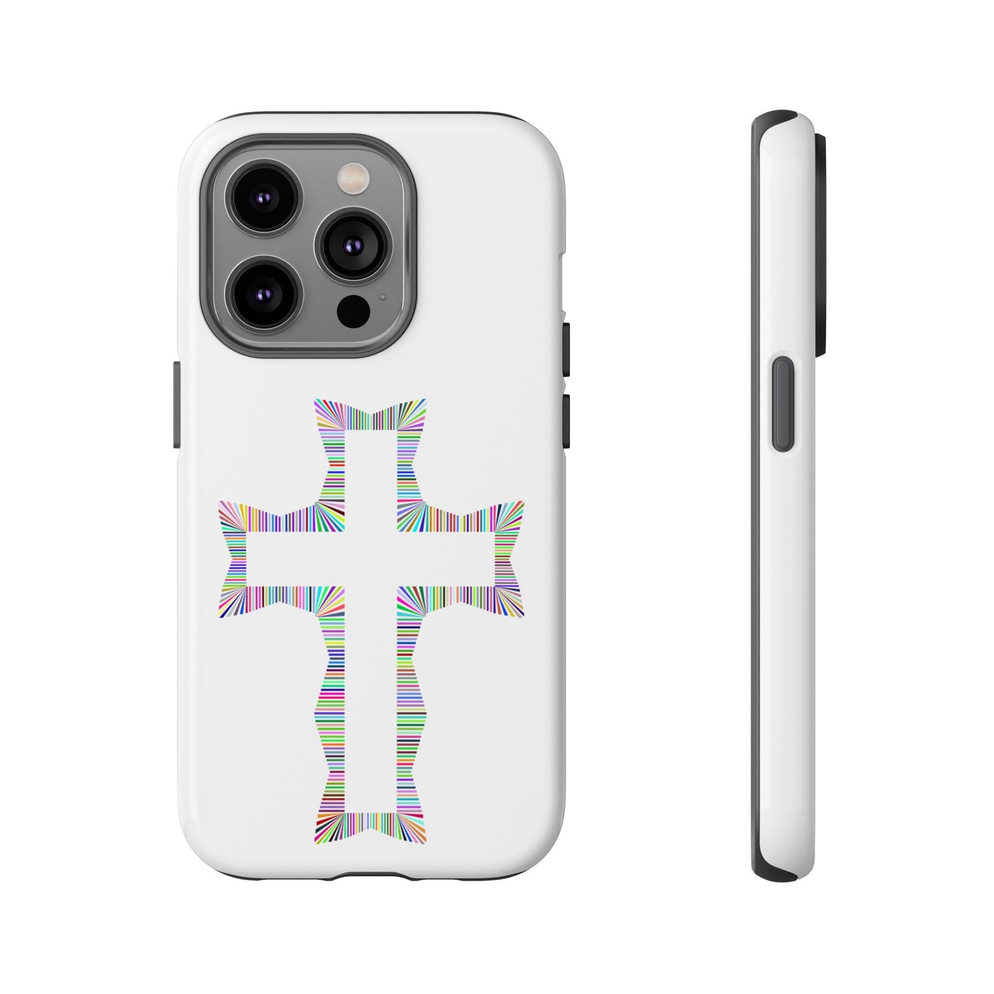 Colorful Cross Phone Case - Tough Case