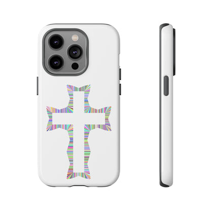 Colorful Cross Phone Case - Tough Case