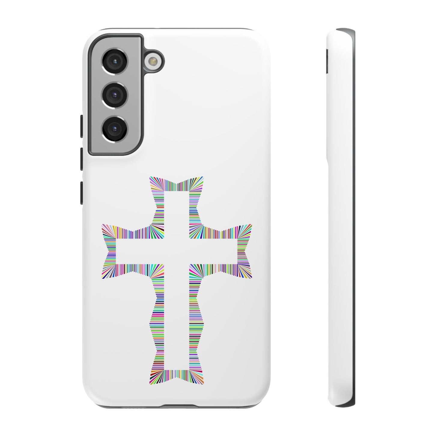 Colorful Cross Phone Case - Tough Case