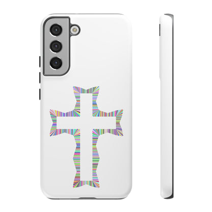 Colorful Cross Phone Case - Tough Case