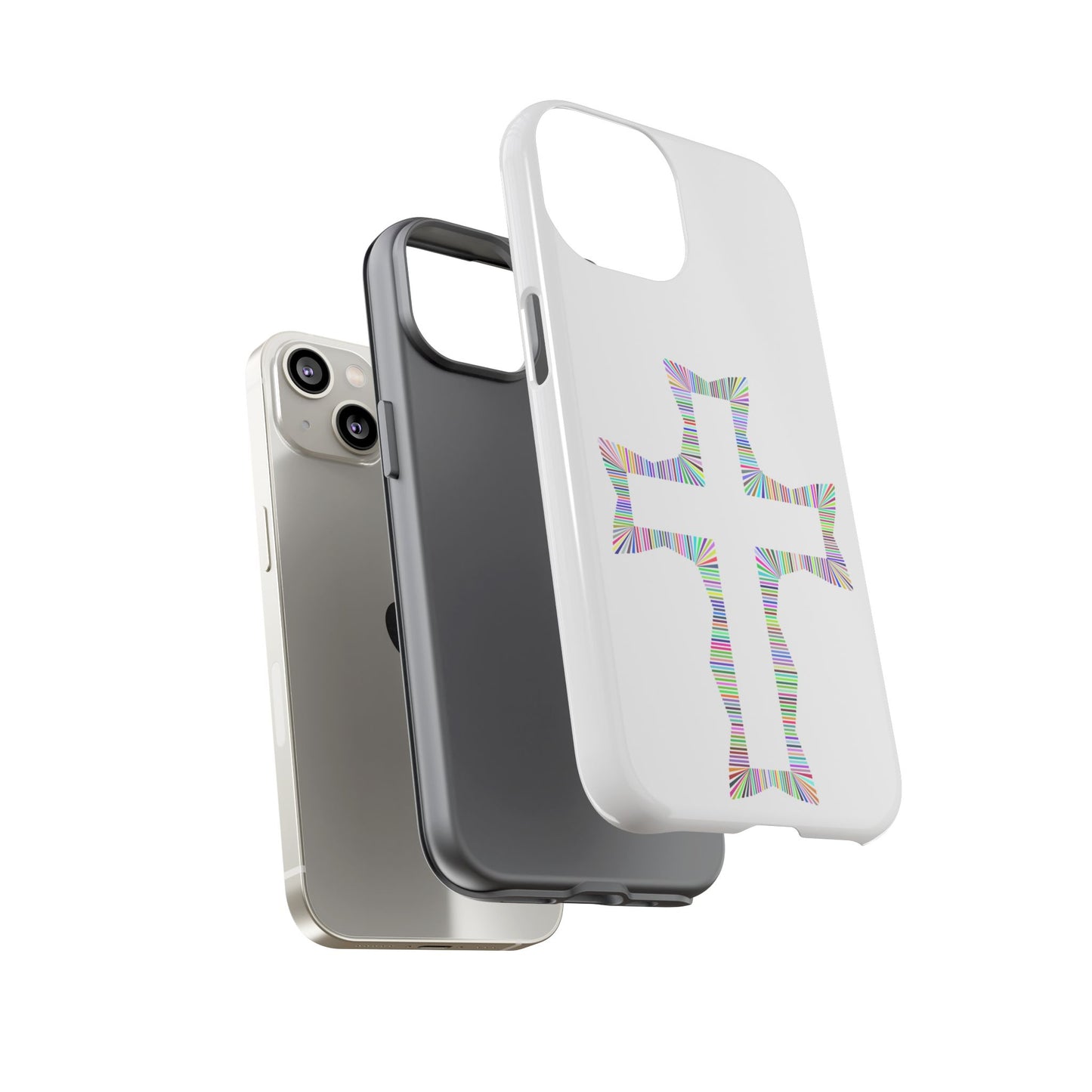 Colorful Cross Phone Case - Tough Case