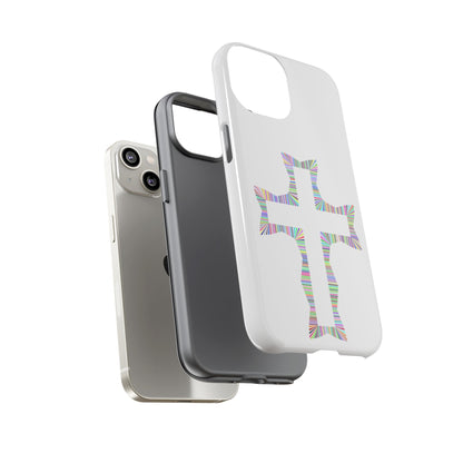 Colorful Cross Phone Case - Tough Case