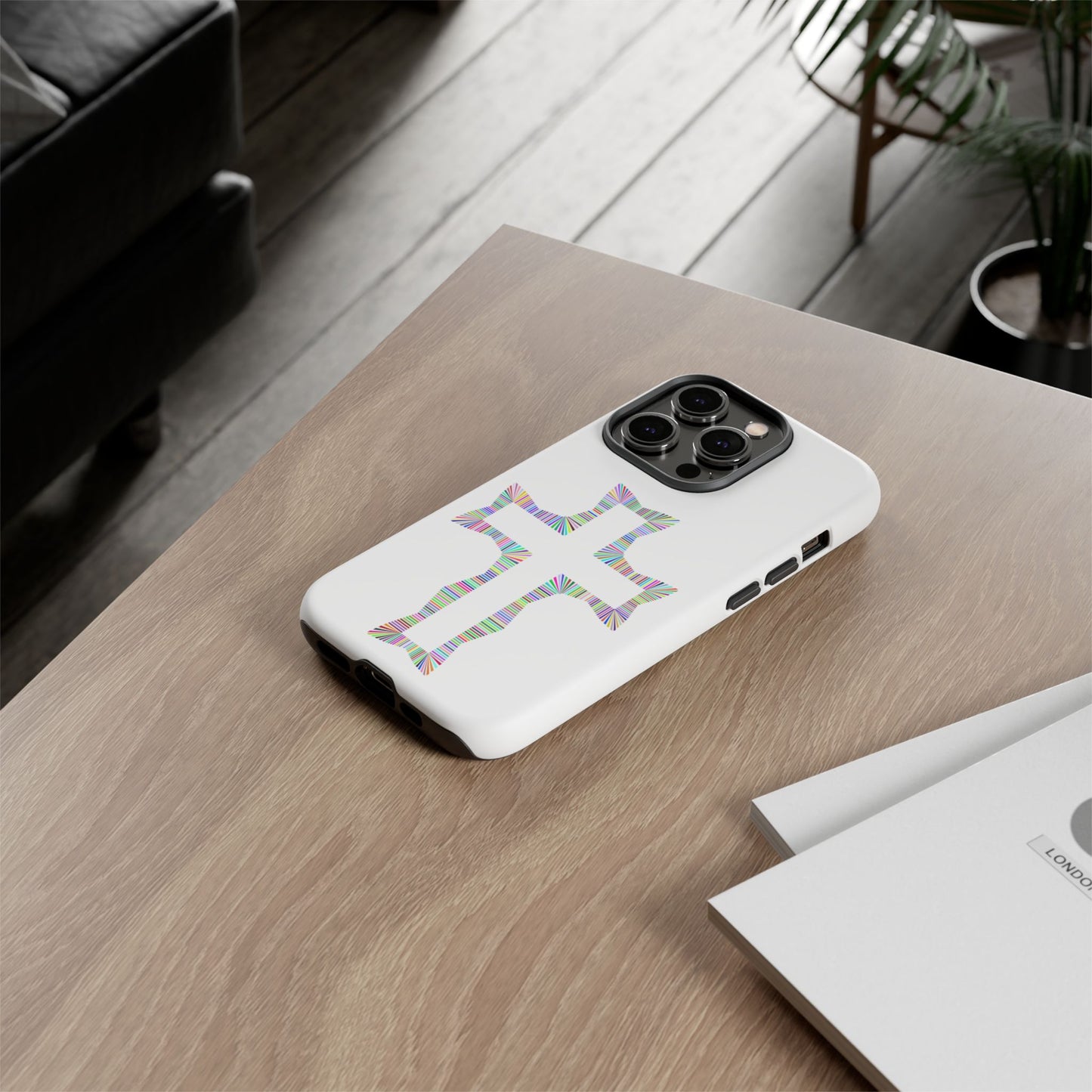 Colorful Cross Phone Case - Tough Case