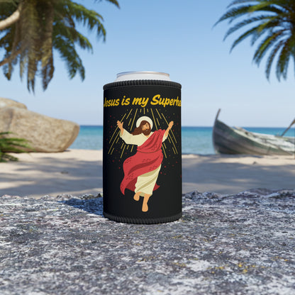 Jesus is my Superhero - Stubby Cooler