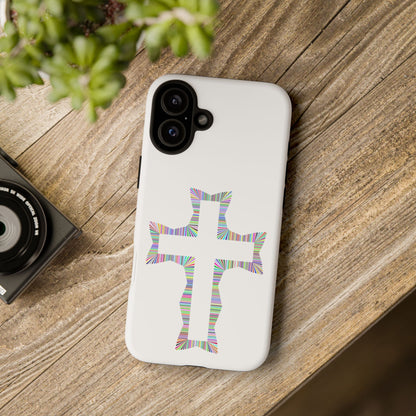 Colorful Cross Phone Case - Tough Case