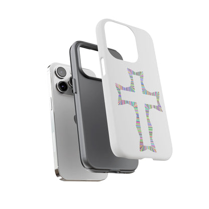 Colorful Cross Phone Case - Tough Case