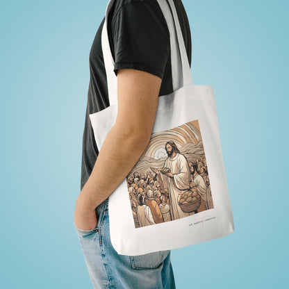 5 Loaves & 2 Fishes - Cotton Tote Bag