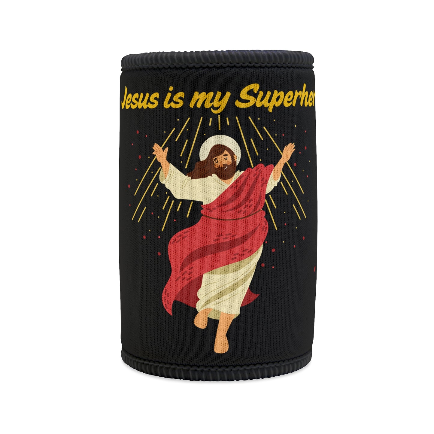 Jesus is my Superhero - Stubby Cooler