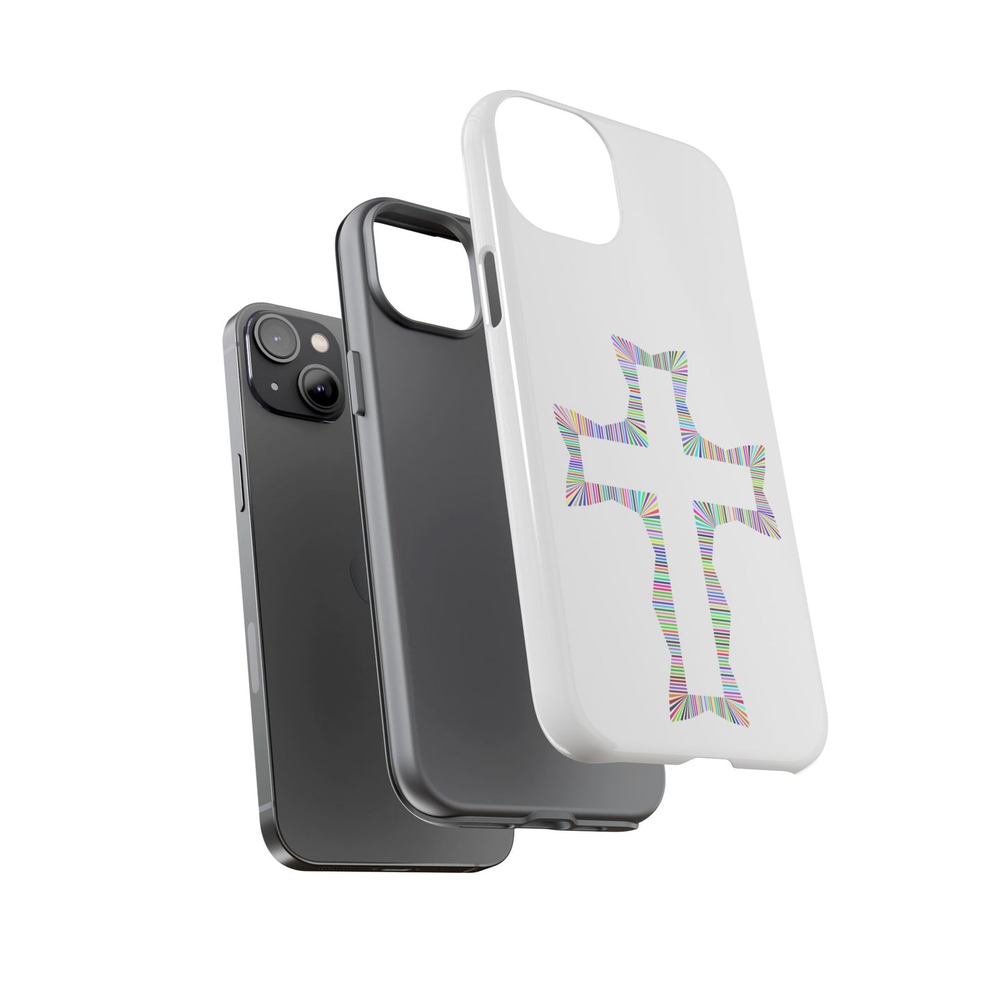 Colorful Cross Phone Case - Tough Case