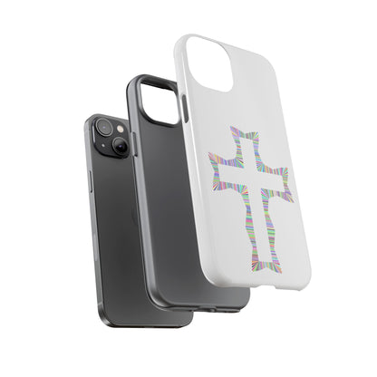 Colorful Cross Phone Case - Tough Case