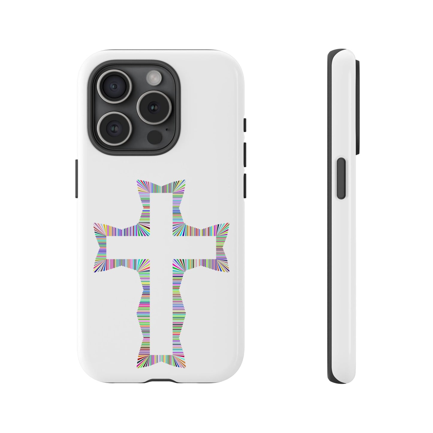 Colorful Cross Phone Case - Tough Case