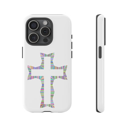 Colorful Cross Phone Case - Tough Case