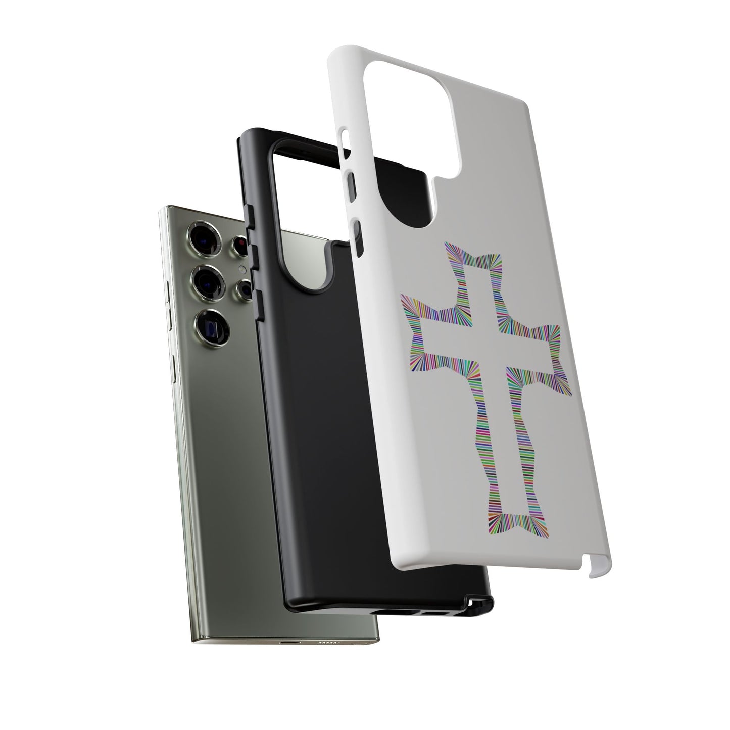 Colorful Cross Phone Case - Tough Case