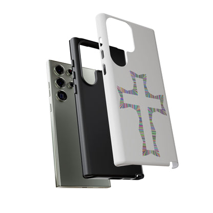 Colorful Cross Phone Case - Tough Case