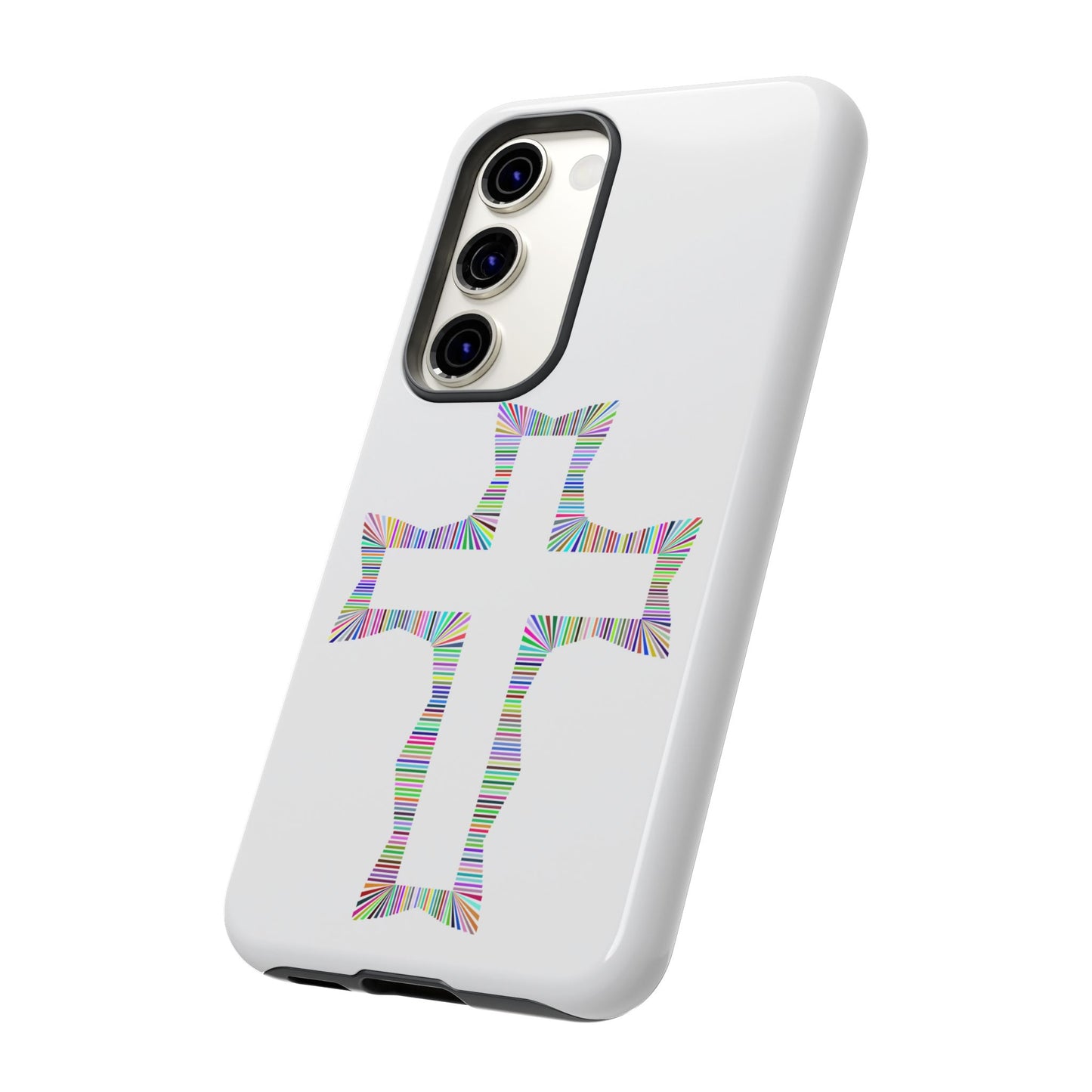 Colorful Cross Phone Case - Tough Case