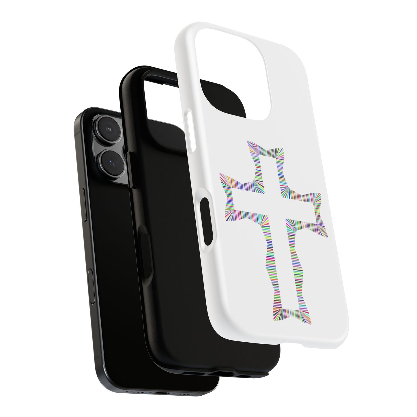 Colorful Cross Phone Case - Tough Case