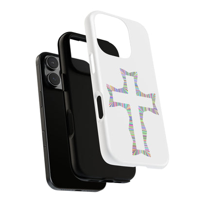 Colorful Cross Phone Case - Tough Case