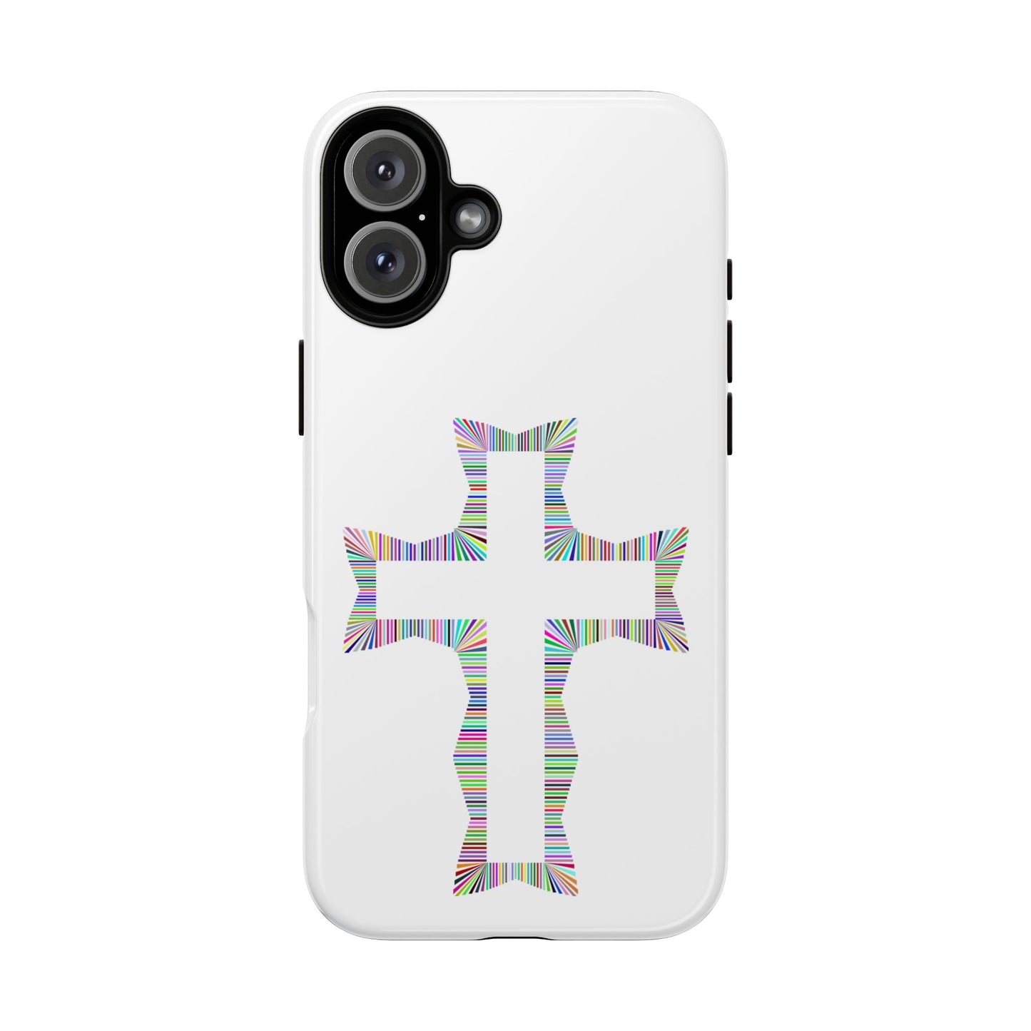 Colorful Cross Phone Case - Tough Case