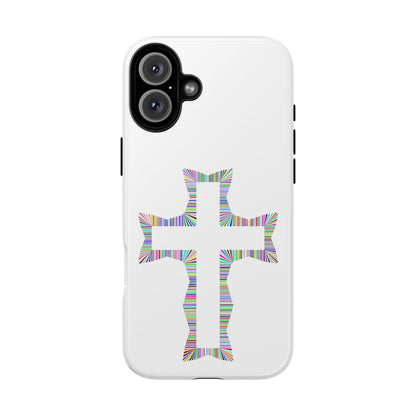 Colorful Cross Phone Case - Tough Case