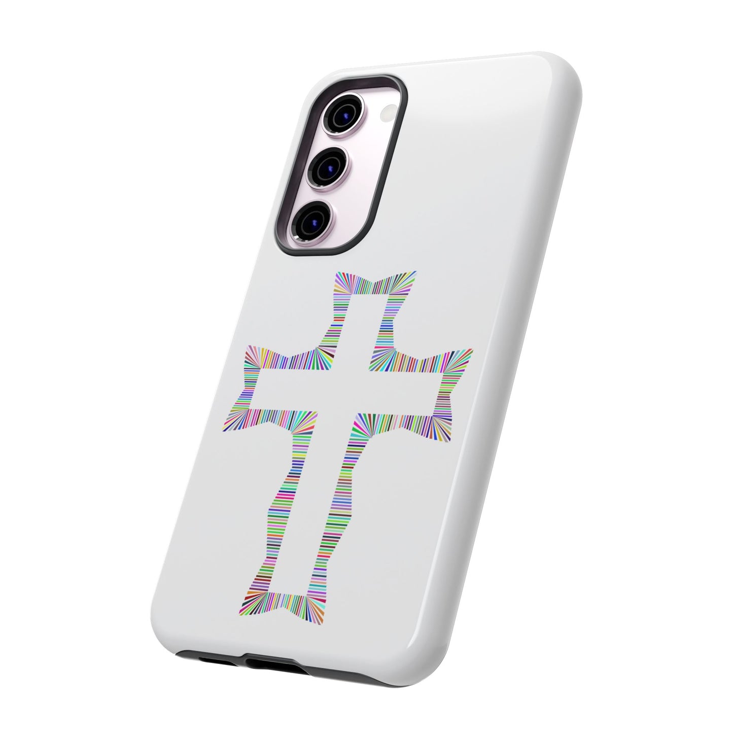 Colorful Cross Phone Case - Tough Case
