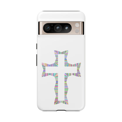 Colorful Cross Phone Case - Tough Case